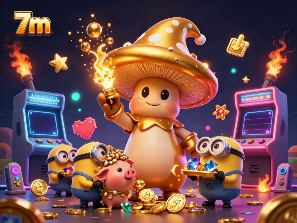 Experience the depth of 7m gaming with our magical casino scene featuring enchanted characters and vibrant game elements.