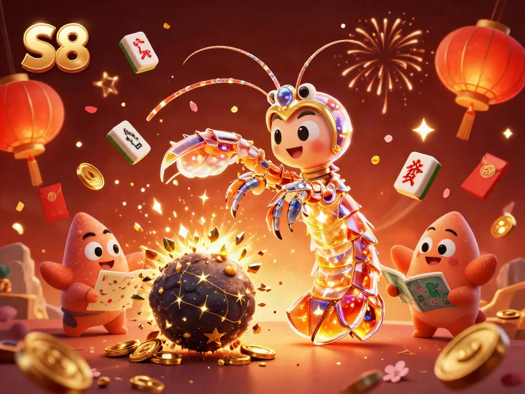 S8 platform delights players with a vibrant 3D galactic casino adventure featuring samurai mantis shrimp.