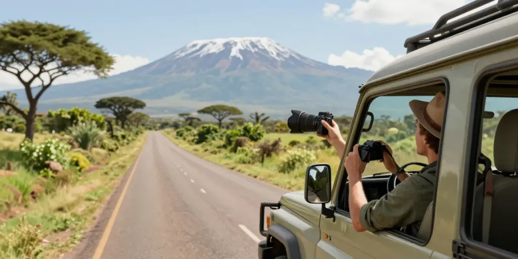 Safari Cabs Tanzania offre un transfert confort avec chauffeur professionnel aux voyageurs vers Moshi et Arusha.