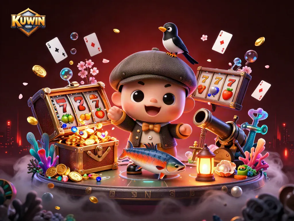KUWIN brings excitement to slot gaming with lively characters and vibrant treasures