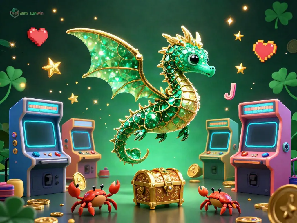 Engage with exciting games at web sunwin featuring vibrant casino-themed 3D illustration.