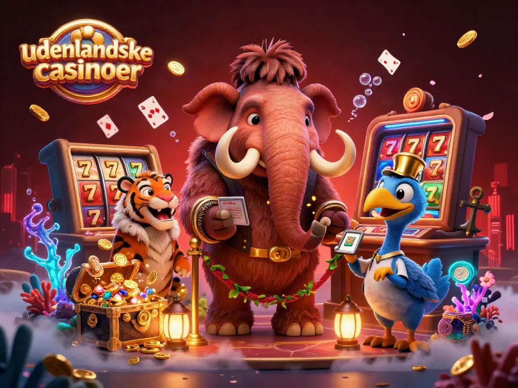 Experience the exciting utenlandske casinoer scene with vibrant characters and dynamic game elements.
