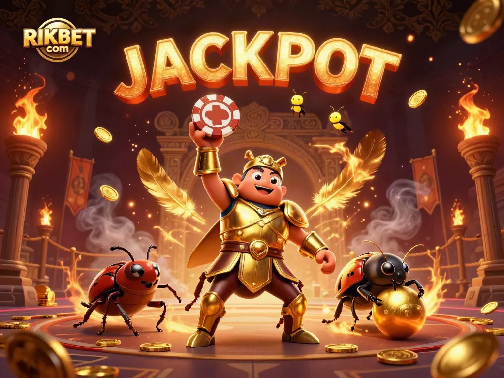 Experience the thrilling adventure of RIKBET com in this vibrant and dynamic casino scene.